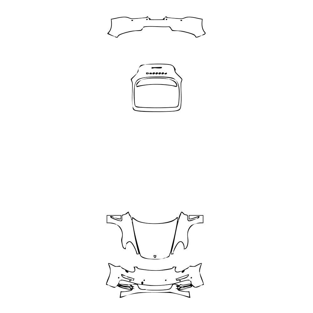 Pre-Cut PPF Porsche Panamera Sedan Panamera 4 Executive 2015 - PPF-Kits