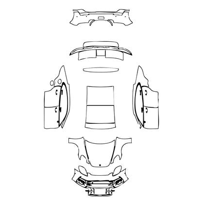 Pre-Cut PPF Porsche Panamera Sedan Panamera GTS 2024 - PPF-Kits