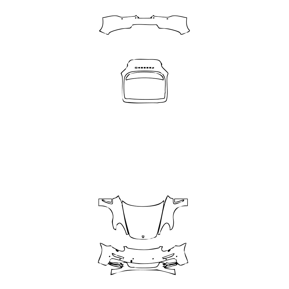 Pre-Cut PPF Porsche Panamera Sedan Panamera S Executive 2016 - PPF-Kits