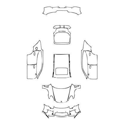 Pre-Cut PPF Porsche Panamera Sedan Panamera Turbo S 2015 - PPF-Kits