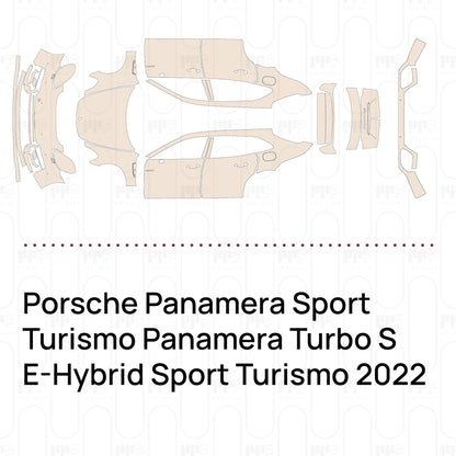 Pre-Cut PPF Porsche Panamera Sport Turismo Panamera Turbo S E-Hybrid Sport Turismo 2022