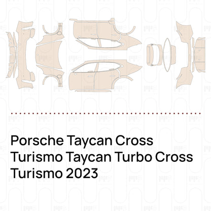 Pre-Cut PPF Porsche Taycan Cross Turismo Taycan Turbo Cross Turismo 2023