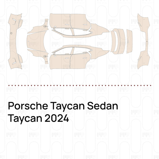Pre-Cut PPF Porsche Taycan Sedan Taycan 2024