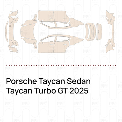 Pre-Cut PPF Porsche Taycan Sedan Taycan Turbo GT 2025