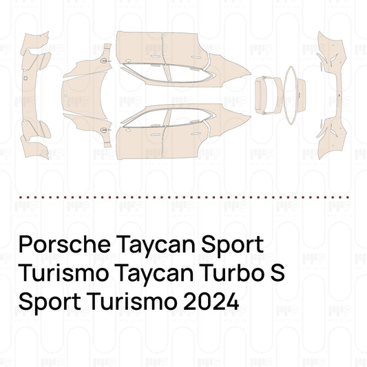 Pre-Cut PPF Porsche Taycan Sport Turismo Taycan Turbo S Sport Turismo 2024