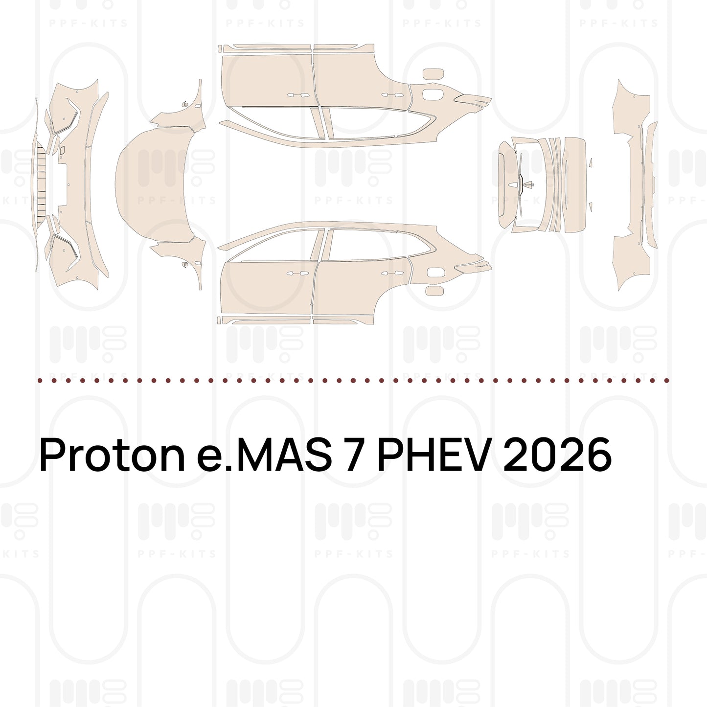 Pre-Cut PPF Proton e.MAS 7 PHEV 2026