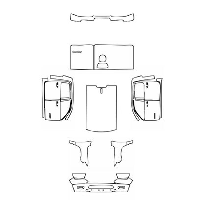 Pre-Cut PPF RAM Trucks 1500 Crew Cab Big Horn 2021 - PPF-Kits