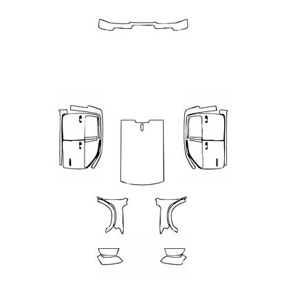 Pre-Cut PPF RAM Trucks 1500 Crew Cab Rebel 2023 - PPF-Kits