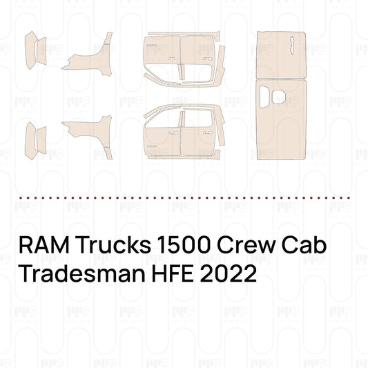 RAM Trucks 1500 Crew Cab Tradesman HFE 2022 – Pre-Cut PPF
