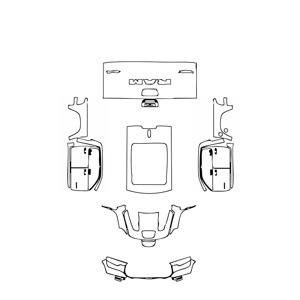 Pre-Cut PPF RAM Trucks 1500 TRX 2021 - PPF-Kits