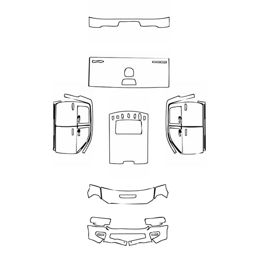 Pre-Cut PPF RAM Trucks 2500 Crew Cab Laramie 2020 - PPF-Kits