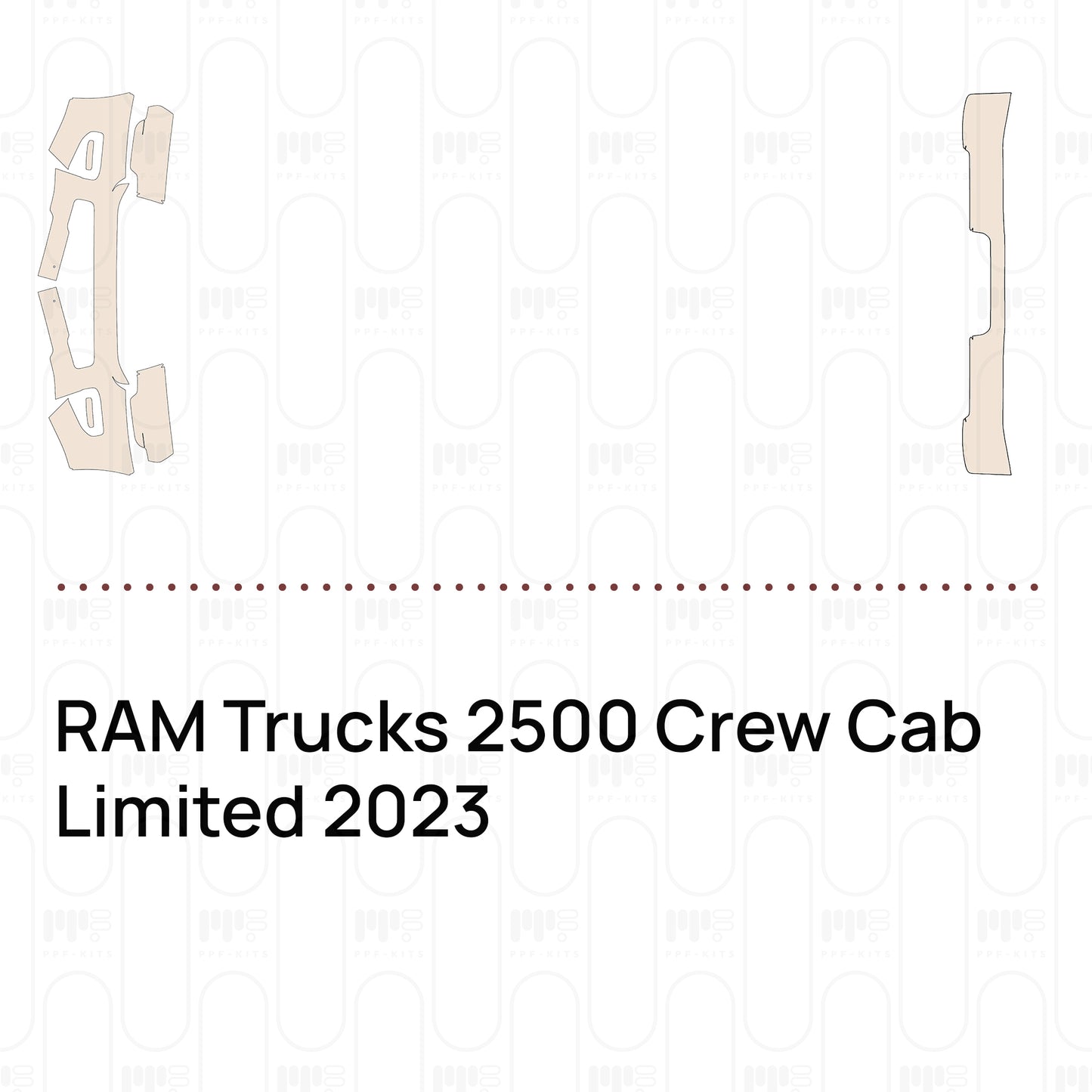 Pre-Cut PPF RAM Trucks 2500 Crew Cab Limited 2023