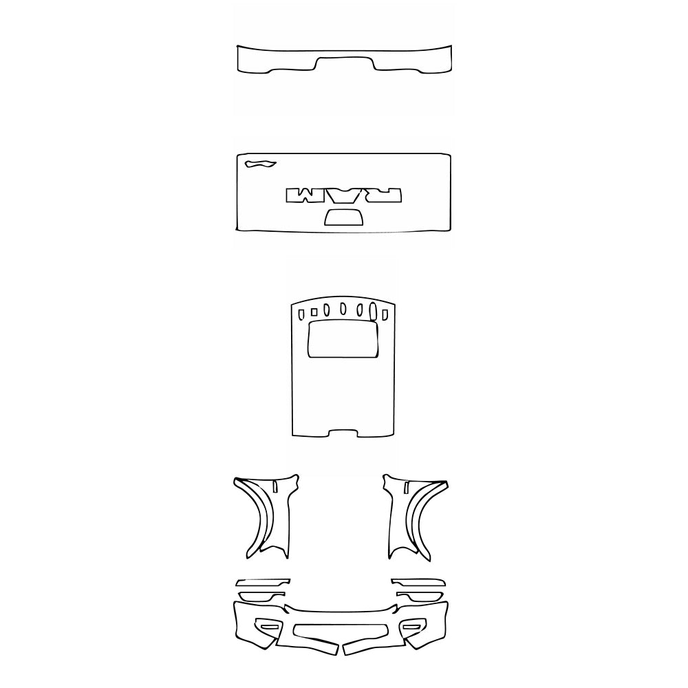 Pre-Cut PPF RAM Trucks 2500 Crew Cab Limited 2025 - PPF-Kits