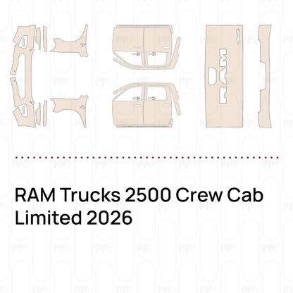 Pre-Cut PPF RAM Trucks 2500 Crew Cab Limited 2026