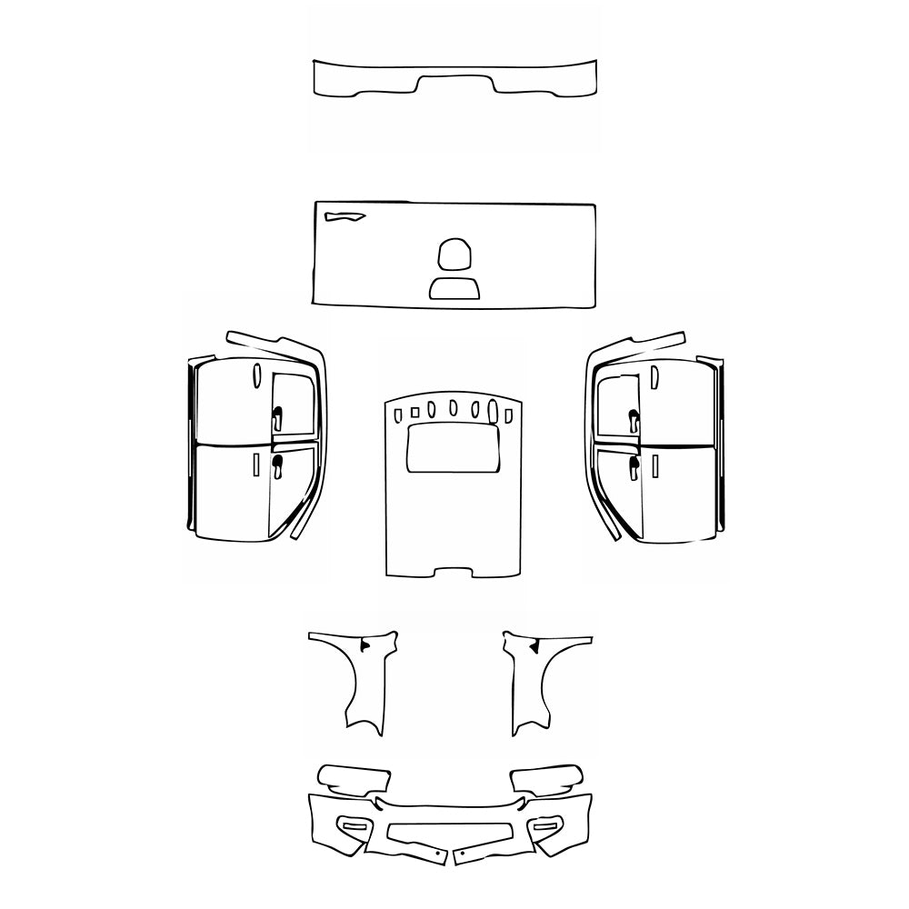 Pre-Cut PPF RAM Trucks 3500 Big Horn 2024 - PPF-Kits