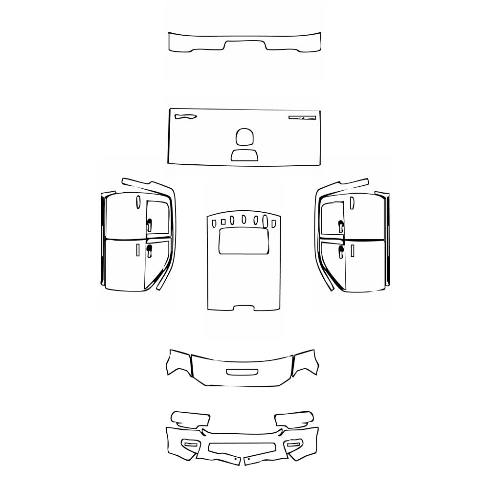 Pre-Cut PPF RAM Trucks 3500 Laramie 2021 - PPF-Kits
