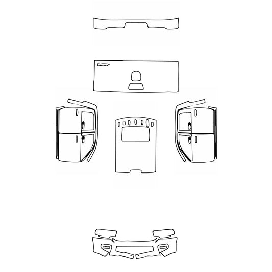 Pre-Cut PPF RAM Trucks 3500 Limited Longhorn 2023 - PPF-Kits