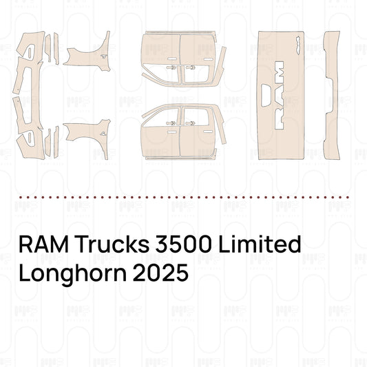 RAM Trucks 3500 Limited Longhorn 2025 – Pre-Cut PPF