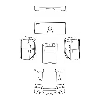 Pre-Cut PPF RAM Trucks 3500 Tradesman 2020 - PPF-Kits