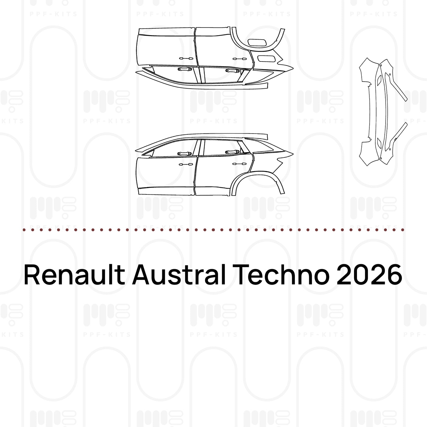 Pre-Cut PPF Renault Austral Techno 2026