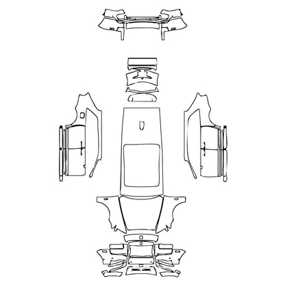 Pre-Cut PPF Rolls-Royce Cullinan 2019 - PPF-Kits