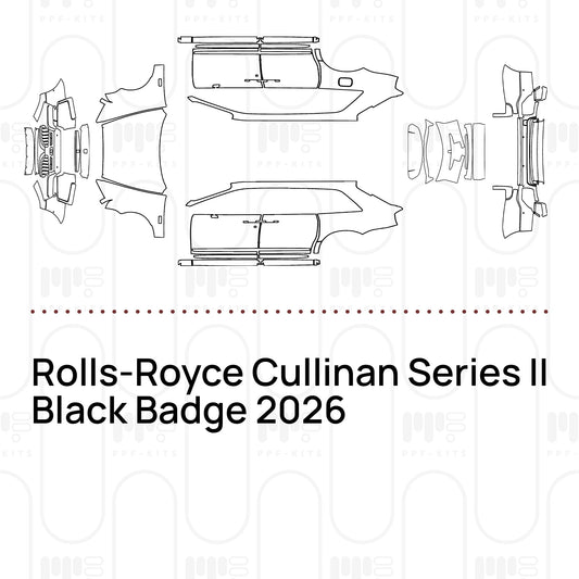 Pre-Cut PPF Rolls-Royce Cullinan Series II Black Badge 2026