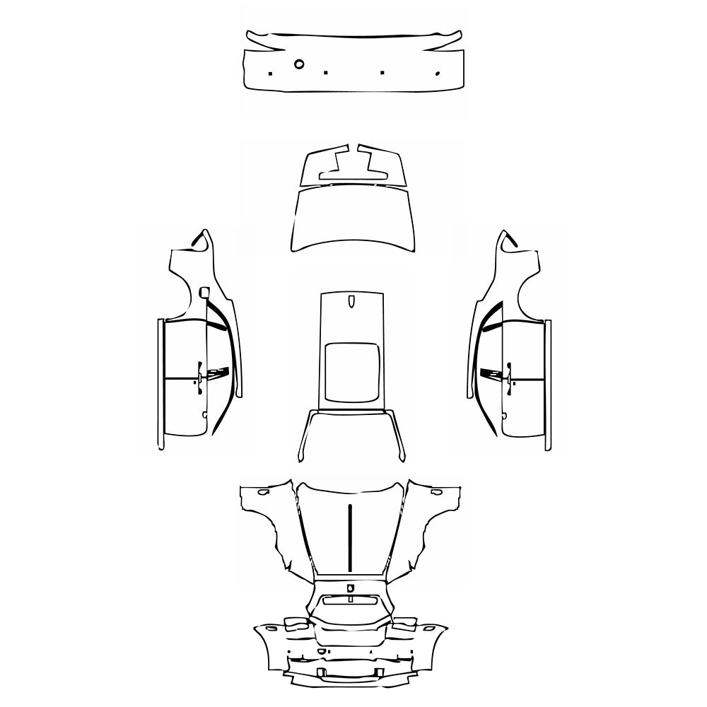 Pre-Cut PPF Rolls-Royce Ghost Extended Wheelbase 2018 - PPF-Kits