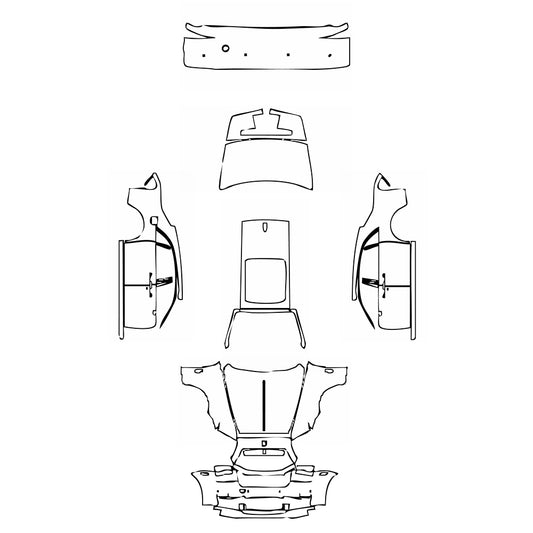 Pre-Cut PPF Rolls-Royce Ghost Extended Wheelbase 2019 - PPF-Kits