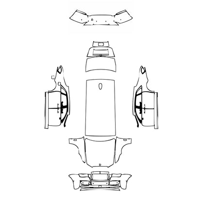Pre-Cut PPF Rolls-Royce Ghost Extended Wheelbase 2022 - PPF-Kits