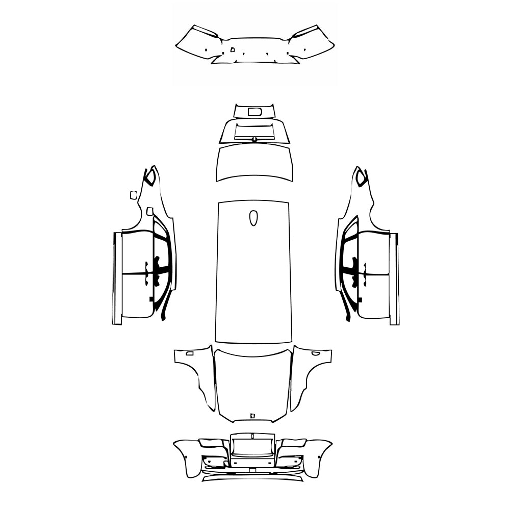 Pre-Cut PPF Rolls-Royce Ghost Extended Wheelbase 2023 - PPF-Kits