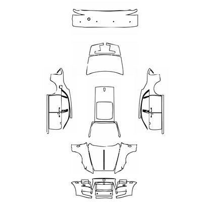 Pre-Cut PPF Rolls-Royce Ghost Series II EWB 2017 - PPF-Kits
