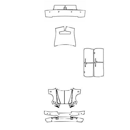 Pre-Cut PPF Rolls-Royce Phantom Sedan Extended Wheelbase 2013 - PPF-Kits