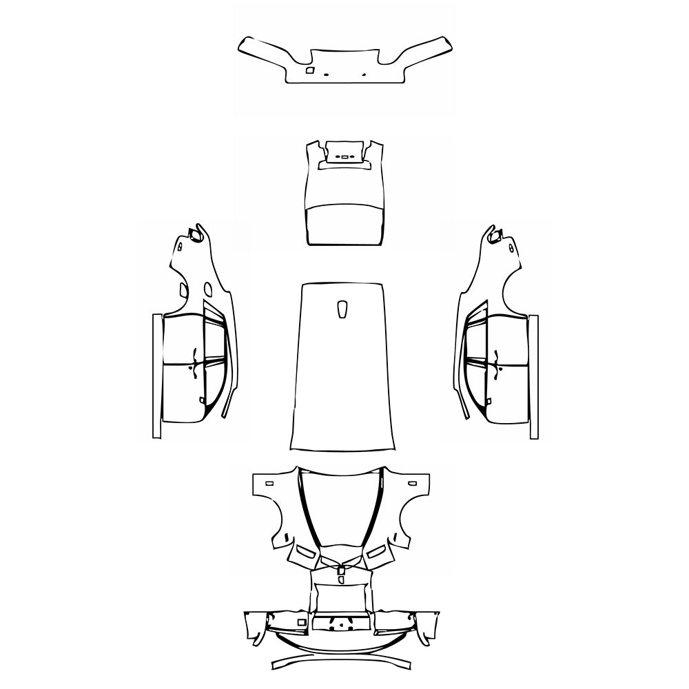 Pre-Cut PPF Rolls-Royce Phantom Sedan Standard Wheelbase 2022 - PPF-Kits