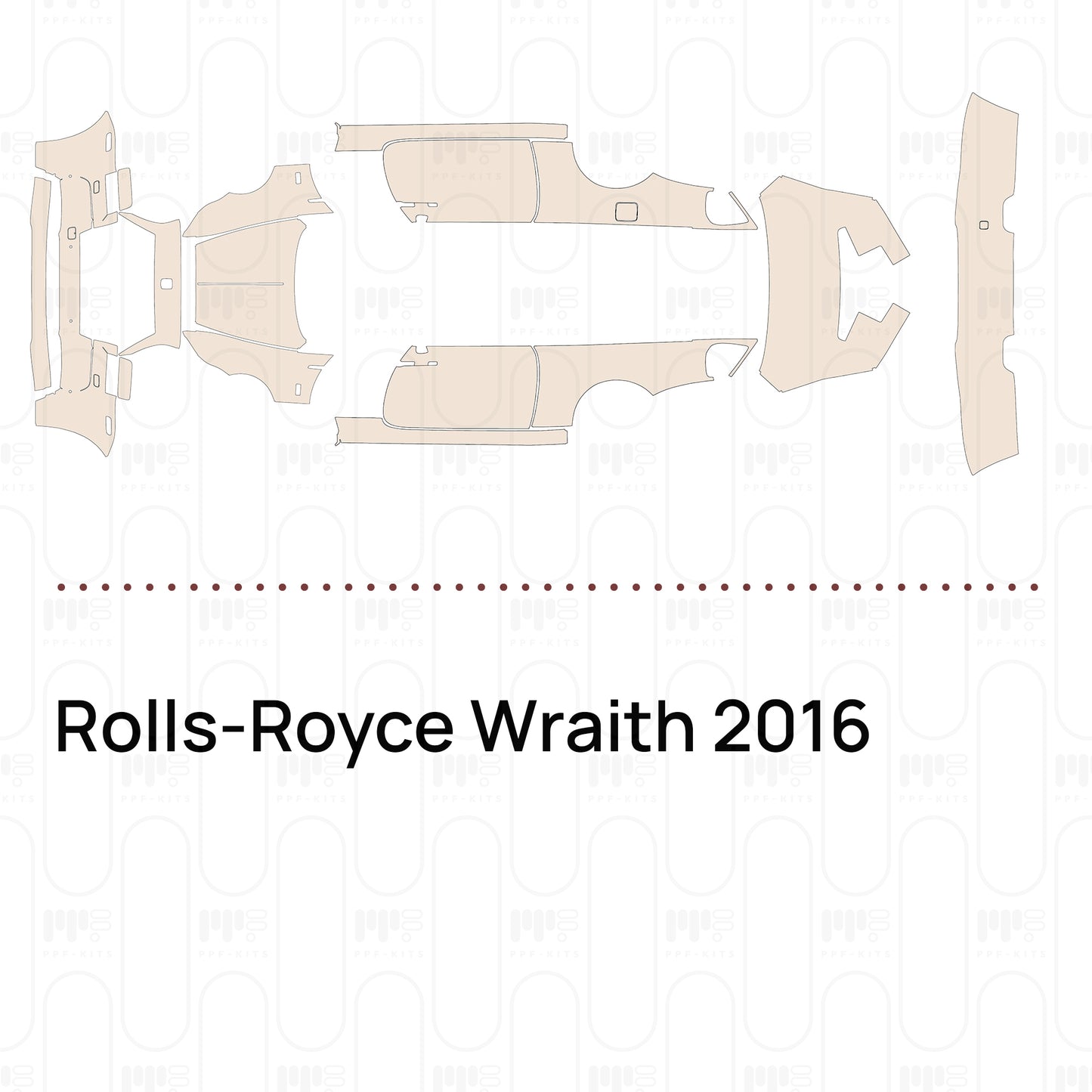 Pre-Cut PPF Rolls-Royce Wraith 2016
