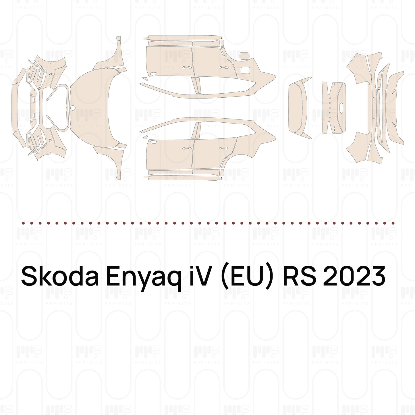 Pre-Cut PPF Skoda Enyaq iV (EU) RS 2023