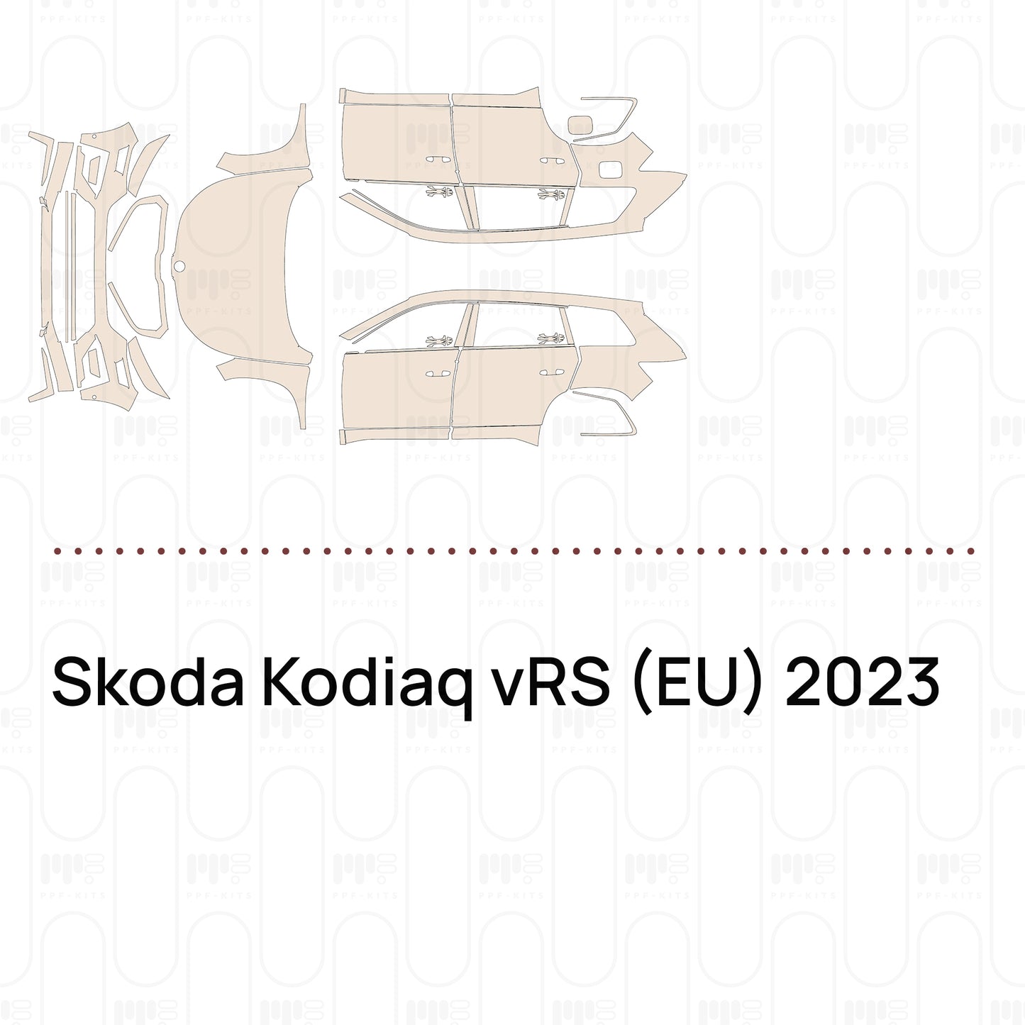Pre-Cut PPF Skoda Kodiaq vRS (EU) 2023