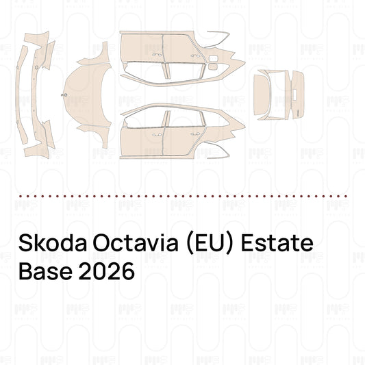 Pre-Cut PPF Skoda Octavia (EU) Estate Base 2026