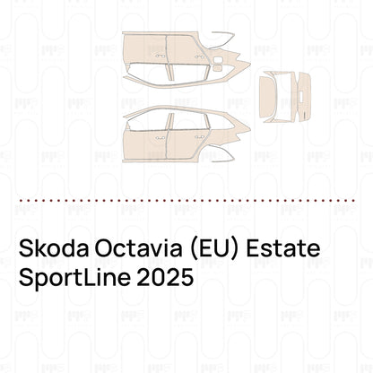 Pre-Cut PPF Skoda Octavia (EU) Estate SportLine 2025