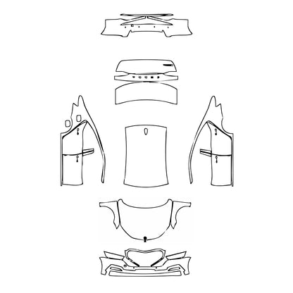 Pre-Cut PPF Skoda Octavia (EU) Hatch Base 2023 - PPF-Kits