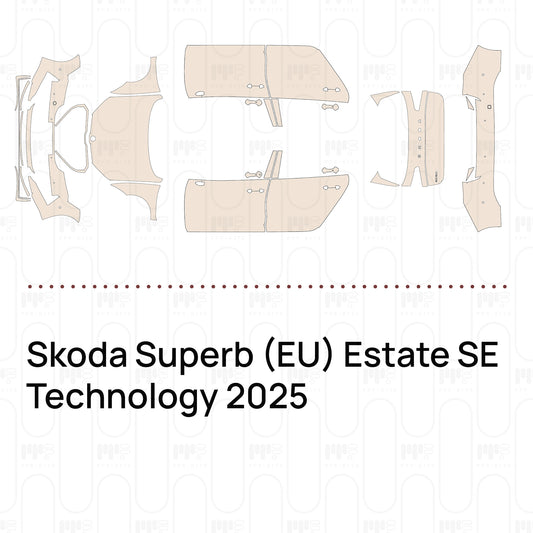 Pre-Cut PPF Skoda Superb (EU) Estate SE Technology 2025