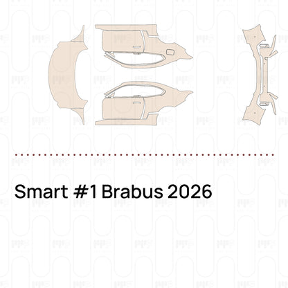 Pre-Cut PPF Smart #1 Brabus 2026
