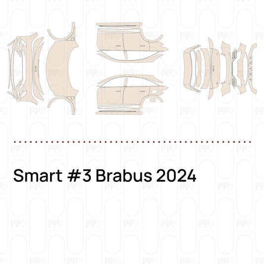 Pre-Cut PPF Smart #3 Brabus 2024