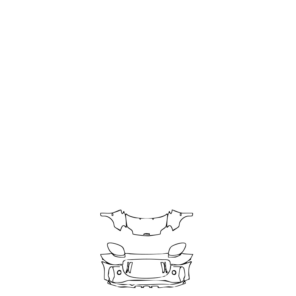 Pre-Cut PPF Smart fortwo EQ coupe 2020 - PPF-Kits