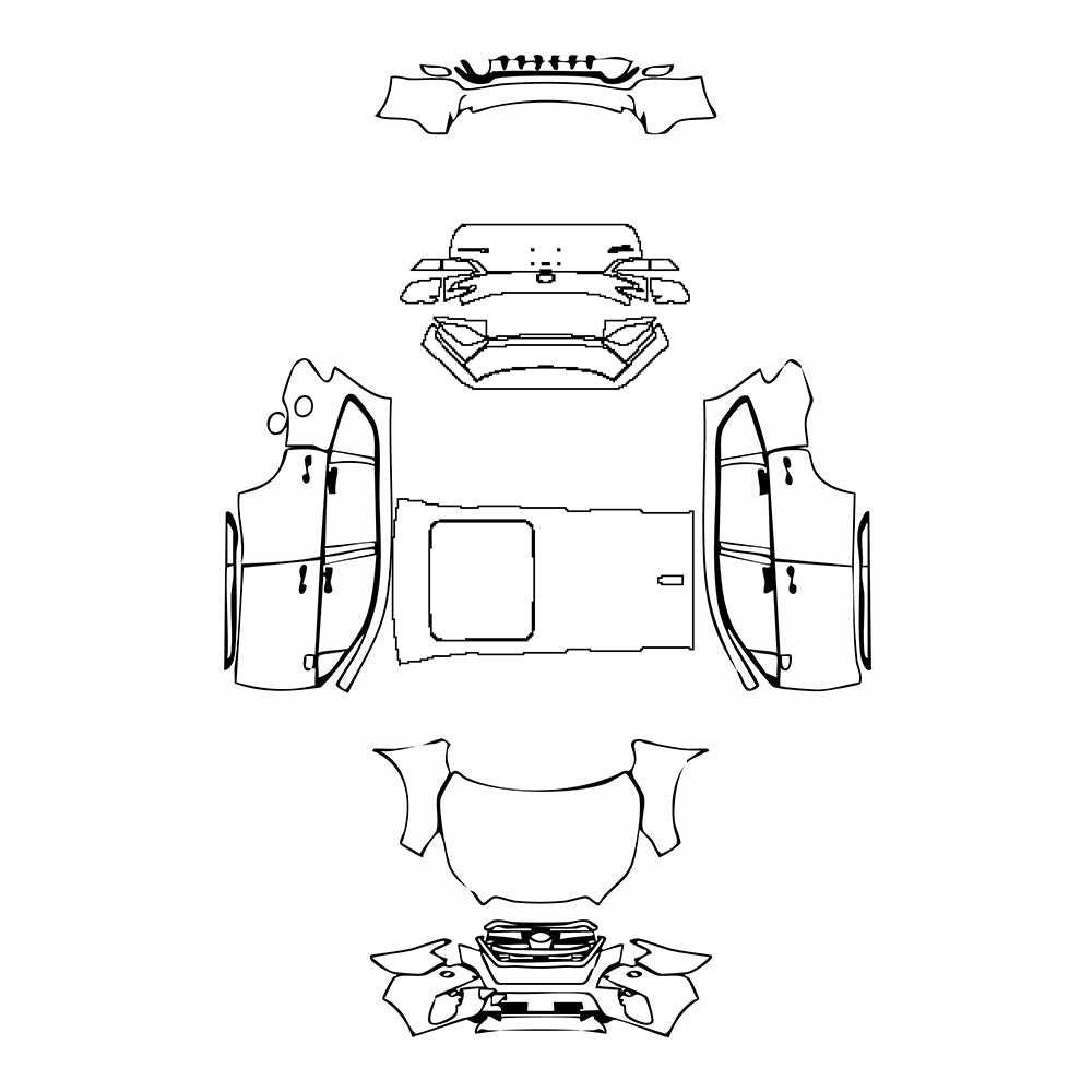 Pre-Cut PPF Subaru Forester (US) Premium 2024 - PPF-Kits
