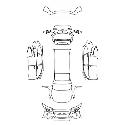 Pre-Cut PPF Subaru Outback (US) Base 2023 - PPF-Kits