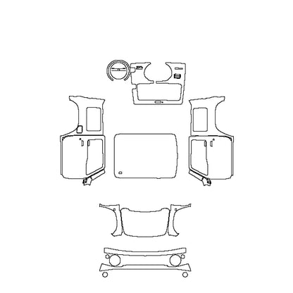 Pre-Cut PPF Suzuki Jimny 3Door 2024 - PPF-Kits