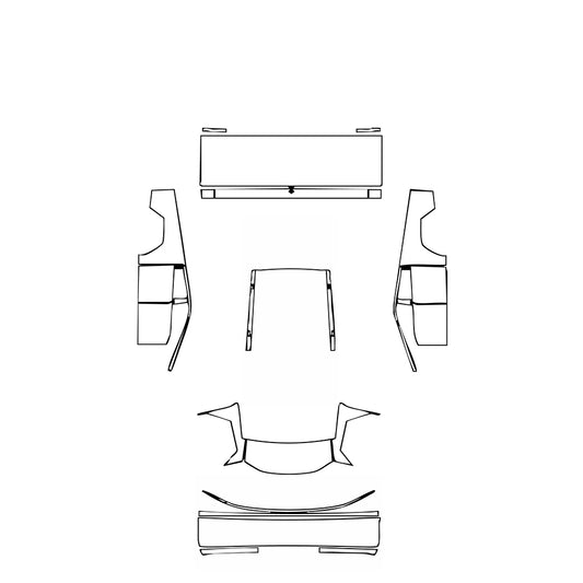 Pre-Cut PPF Tesla Cybertruck 2025 - PPF-Kits