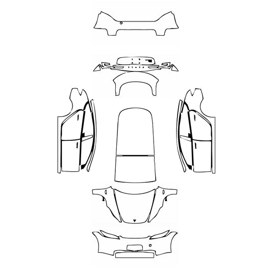 Pre-Cut PPF Tesla Model 3 (Highland) Base 2024 - PPF-Kits