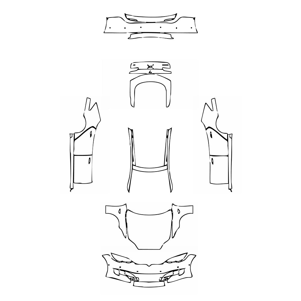 Pre-Cut PPF Tesla Model S 2016 - PPF-Kits