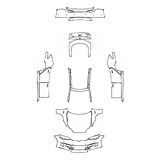Pre-Cut PPF Tesla Model S 2016 - PPF-Kits